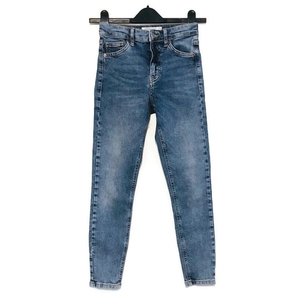 Topshop Jaime High Rise Skinny Jeans Women’s Size 24 Petite 00 Short - Picture 1 of 6